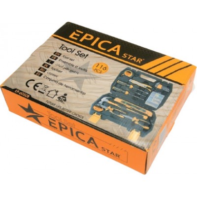 Epica Star EP-60508 Κασετίνα με 116 Εργαλεία