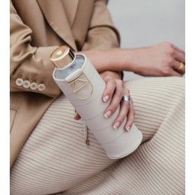 Equa Mismatch Μπουκάλι Νερού Γυάλινο με Βιδωτό Καπάκι Beige 750ml Equa Mismatch Μπουκάλι Νερού Γυάλινο με Βιδωτό Καπάκι Beige 750ml