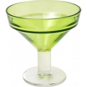 Espiel Impilabile Μπωλ Σερβιρίσματος Παγωτού Γυάλινο Πράσινο με Διάμετρο 13cm 6τμχ