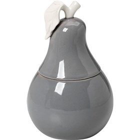 Espiel Αχλαδι Μπισκοτιέρα Γκρι Κεραμική 12x12x18.5cm 4τμχ Espiel Αχλαδι Μπισκοτιέρα Γκρι Κεραμική 12x12x18.5cm 4τμχ