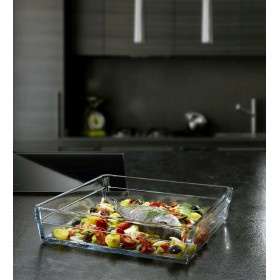 Espiel Γυάλινο Πυρίμαχο Σκεύος Τετράγωνο Guzzini 22.7x22.7cm