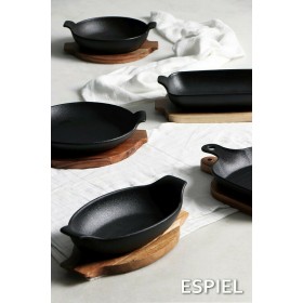 Espiel Πυρίμαχο Σαγανάκι Οβάλ 20.5x17.5cm