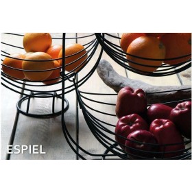 Espiel Φρουτιέρα Μεταλλική Μαύρη 30.5x13x34cm Espiel Φρουτιέρα Μεταλλική Μαύρη 30.5x13x34cm