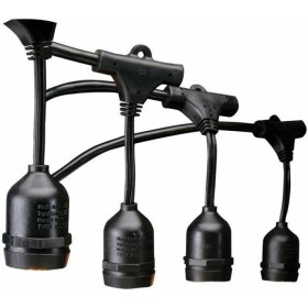 Eurolamp Εξωτερικό Φωτιστικό Οροφής Μαύρο 147-47090