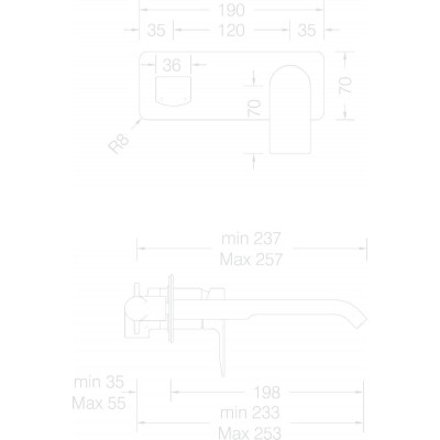 Eurorama Charma 148950-100 Νιπτήρα Χρωμέ