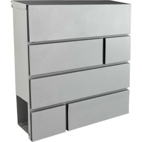 F.F. Group Γραμματοκιβώτιο Εξωτερικού Χώρου με Θήκη Εφημερίδων 37x37x10.5cm