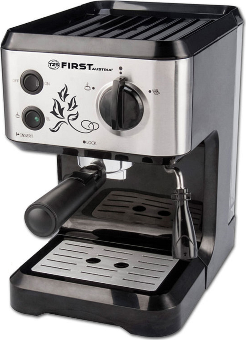 First Austria FA5476-1 Μηχανή Espresso 1050W Πίεσης 15bar