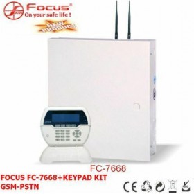 Focus FC-7668 Ασύρματος / Ενσύρματος Συναγερμός GSM &amp Πληκτρολόγιο LCD