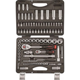 "Force 014941-5 Καστάνια με Καρυδάκια 1\2"" & 1\4"" 94τμχ" Force 014941-5 Καστάνια με Καρυδάκια 1\2" & 1\4" 94τμχ