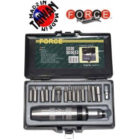 Force Κατσαβίδι Καστάνιας με Μύτες Χτυπητό 5171 17τμχ Force Κατσαβίδι Καστάνιας με Μύτες Χτυπητό 5171 17τμχ