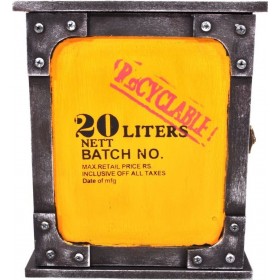 Fylliana Κλειδοθήκη Τοίχου Μεταλλική Κίτρινη 22x7x26cm Fylliana Κλειδοθήκη Τοίχου Μεταλλική Κίτρινη 22x7x26cm