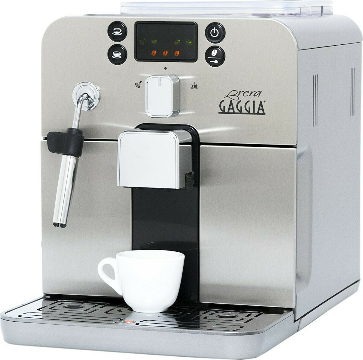 Gaggia Brera Αυτόματη Μηχανή Espresso 1400W Πίεσης 15bar με Μύλο Άλεσης Black