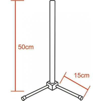 GloboStar Alien Design Διακοσμητικό Φωτιστικό LED Μπάρα 50cm 8W Ασύρματο Χειριστήριο RF &amp Dimmer Φυσικό Λευκό Φως σε Μαύρο Χρ