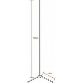 GloboStar Alien Design Φωτιστικό Δαπέδου Μαύρο με Ύψος 150cm LED 30W Ασύρματο Χειριστήριο RF & Dimmer RGBW+WWΚωδικός: GLOBO-1 GloboStar Alien Design Φωτιστικό Δαπέδου Μαύρο με Ύψος 150cm LED 30W Ασύρματο Χειριστήριο RF & Dimmer RGBW+WWΚωδικός: GLOBO-1