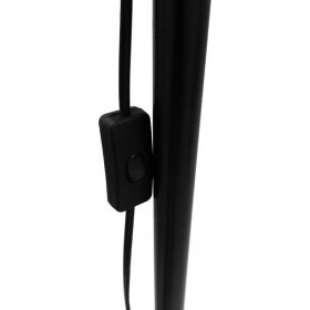 GloboStar Audrey Φωτιστικό Δαπέδου Μαύρο με Ύψος 190cmΚωδικός: 01468  GloboStar Audrey Φωτιστικό Δαπέδου Μαύρο με Ύψος 190cmΚωδικός: 01468