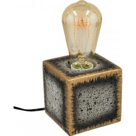 GloboStar Cement Διακοσμητικό Φωτιστικό Επιτραπέζιο E27 σε Γκρι Χρώμα GloboStar Cement Διακοσμητικό Φωτιστικό Επιτραπέζιο E27 σε Γκρι Χρώμα