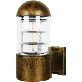 GloboStar Norma Φωτιστικό Τοίχου ΜπρούτζινοΚωδικός: 01420 