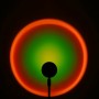 GloboStar Rainbow Green 180° Διακοσμητικό Φωτιστικό LED Επιτραπέζιο 12W DC 5V με Projector LENS Ειδικού Εφέ &amp Καλώδιο USB σε 