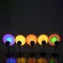 GloboStar Rainbow Green 180° Διακοσμητικό Φωτιστικό LED Επιτραπέζιο 12W DC 5V με Projector LENS Ειδικού Εφέ &amp Καλώδιο USB σε 
