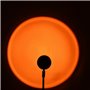 GloboStar Sunset 180° Διακοσμητικό Φωτιστικό LED Επιτραπέζιο 12W DC 5V με Projector LENS Ειδικού Εφέ &amp Καλώδιο USB σε Λευκό Χ