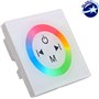 GloboStar Touch Panel Τοίχου RGB Controller 12-24 Volt 144 Watt Λευκό 77419