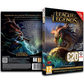 Riot League of Legends Pre-Paid Card 20 Euro Riot League of Legends Pre-Paid Card 20 Euro