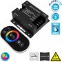 GloboStar Ασύρματος LED RGB Controller με Χειριστήριο Αφής 2.4G RF 12V 73406