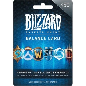 Blizzard Entertainment Balance Card 50€