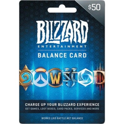 Blizzard Entertainment Balance Card 50€
