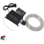 GloboStar Διακοσμητικό Φωτιστικό LED Οπτική Ίνα 5 Watt RGB με Ασύρματο Χειριστήριο Πολύχρωμο
