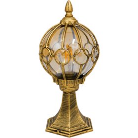 GloboStar Εξωτερικό Φωτιστικό Δαπέδου Feiss Χρυσό 00986