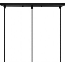 GloboStar Ροζέτα Ορθογώνια 500x50mm με 3 Τρύπες Μαύρη 90822 GloboStar Ροζέτα Ορθογώνια 500x50mm με 3 Τρύπες Μαύρη 90822