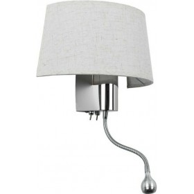 GloboStar Φωτιστικό Τοίχου ΛευκόΚωδικός: 01493 