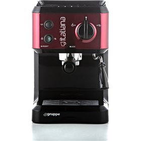 Gruppe CM 4677 Italiana Red Μηχανή Espresso 1050W Πίεσης 20bar Gruppe CM 4677 Italiana Red Μηχανή Espresso 1050W Πίεσης 20bar