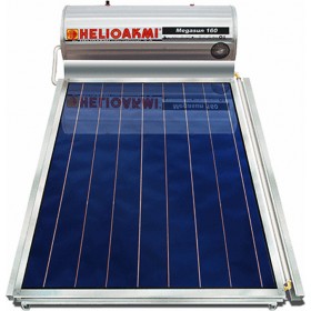 Helioakmi Megasun 160lt/2.62m² Glass Τριπλής Ενέργειας