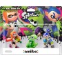 Nintendo Amiibo Splatoon Girl/squid/boy Character Figure για WiiU/3DS