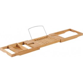 HomCom 834-072 Επιδαπέδια Ραφιέρα Μπάνιου Bamboo με 1 Ράφι 105x21.8x5cm HomCom 834-072 Επιδαπέδια Ραφιέρα Μπάνιου Bamboo με 1 Ράφι 105x21.8x5cm