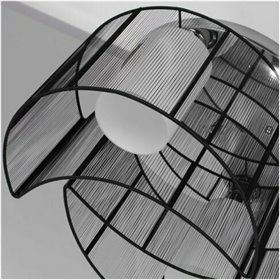 HomCom Μεταλλική Πλαφονιέρα Οροφής Μαύρη 40cmX25cmΚωδικός: B31-003  HomCom Μεταλλική Πλαφονιέρα Οροφής Μαύρη 40cmX25cmΚωδικός: B31-003