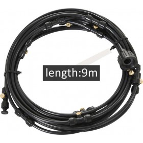 HomCom Σύστημα Υδρονέφωσης Εξωτερικών Χώρων με 11 Μπεκ 845-339V01