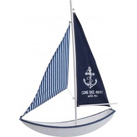 Inart Διακοσμητικό Καράβι Ξύλινο 24x9x53cmΚωδικός: 4-70-511-0126  Inart Διακοσμητικό Καράβι Ξύλινο 24x9x53cmΚωδικός: 4-70-511-0126