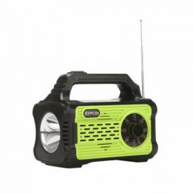 GD-8076 Ηλιακό Σύστημα Φωτισμού με Μπαταρία / Ραδιόφωνο FM USB