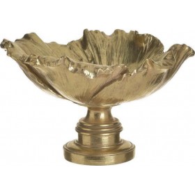 Inart Διακοσμητικό Μπωλ Πολυρητίνης Χρυσό 31x31x19cmΚωδικός: 3-70-117-0164  Inart Διακοσμητικό Μπωλ Πολυρητίνης Χρυσό 31x31x19cmΚωδικός: 3-70-117-0164