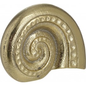 Inart Διακοσμητικό Χώρου από Μέταλλο Χρυσό 13x3x9cm Inart Διακοσμητικό Χώρου από Μέταλλο Χρυσό 13x3x9cm