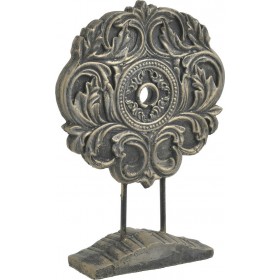 Inart Διακοσμητικό Χώρου από Τσιμέντο Αντικέ-Χρυσό 23x8x32cm Inart Διακοσμητικό Χώρου από Τσιμέντο Αντικέ-Χρυσό 23x8x32cm