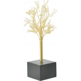 Inart Διακοσμητικό Χώρου Δέντρο από Μέταλλο Χρυσό/Μαύρο 26x23x50cm Inart Διακοσμητικό Χώρου Δέντρο από Μέταλλο Χρυσό/Μαύρο 26x23x50cm