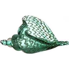 Inart Διακοσμητικό Χώρου Κοχύλι από Γυαλί Πράσινο 22x8x13cm Inart Διακοσμητικό Χώρου Κοχύλι από Γυαλί Πράσινο 22x8x13cm