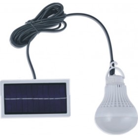 Ηλιακό Σύστημα με Πάνελ 7W και 1 Λάμπα