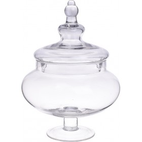 Inart Φοντανιέρα Με Καπάκι Με ΠόδιΚωδικός: 3-60-095-0028 