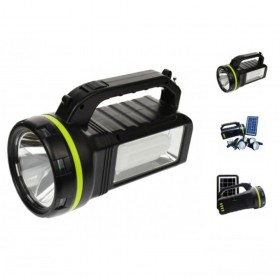 Σετ Ηλιακού Φωτισμού και Φακός 10W 9000mAh