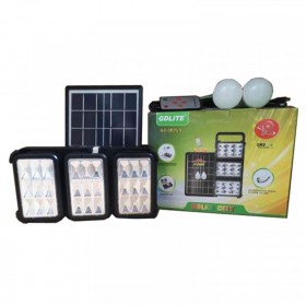 GDLite Ηλιακό Σύστημα Φωτισμού & Φόρτισης με Panel Μπαταρία Φακό & 2 Λάμπες Led GDLite Ηλιακό Σύστημα Φωτισμού & Φόρτισης με Panel Μπαταρία Φακό & 2 Λάμπες Led